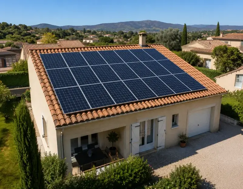 Prime à l'autoconsommation panneaux solaires Le Luc — aide financière de l'État